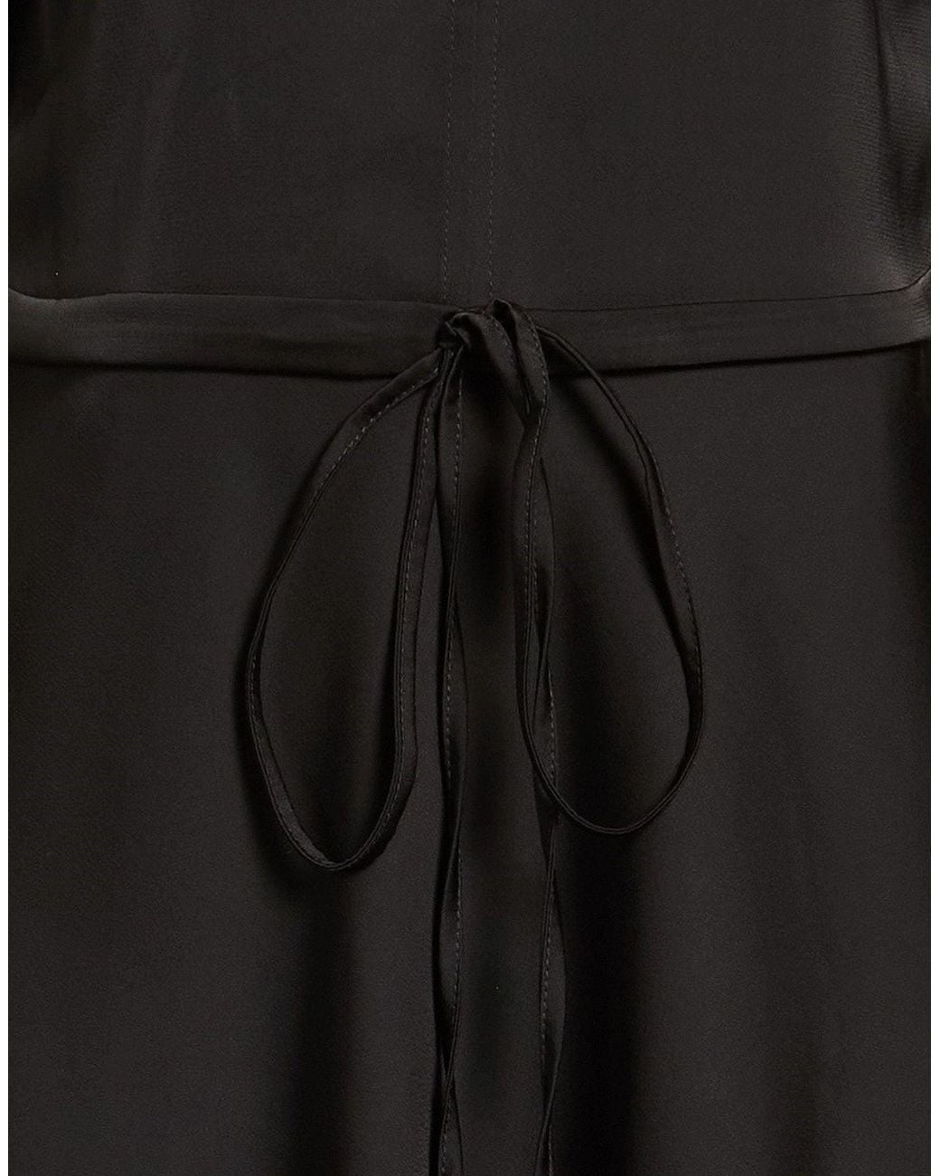 Soallure Black Mini Dress Polyester