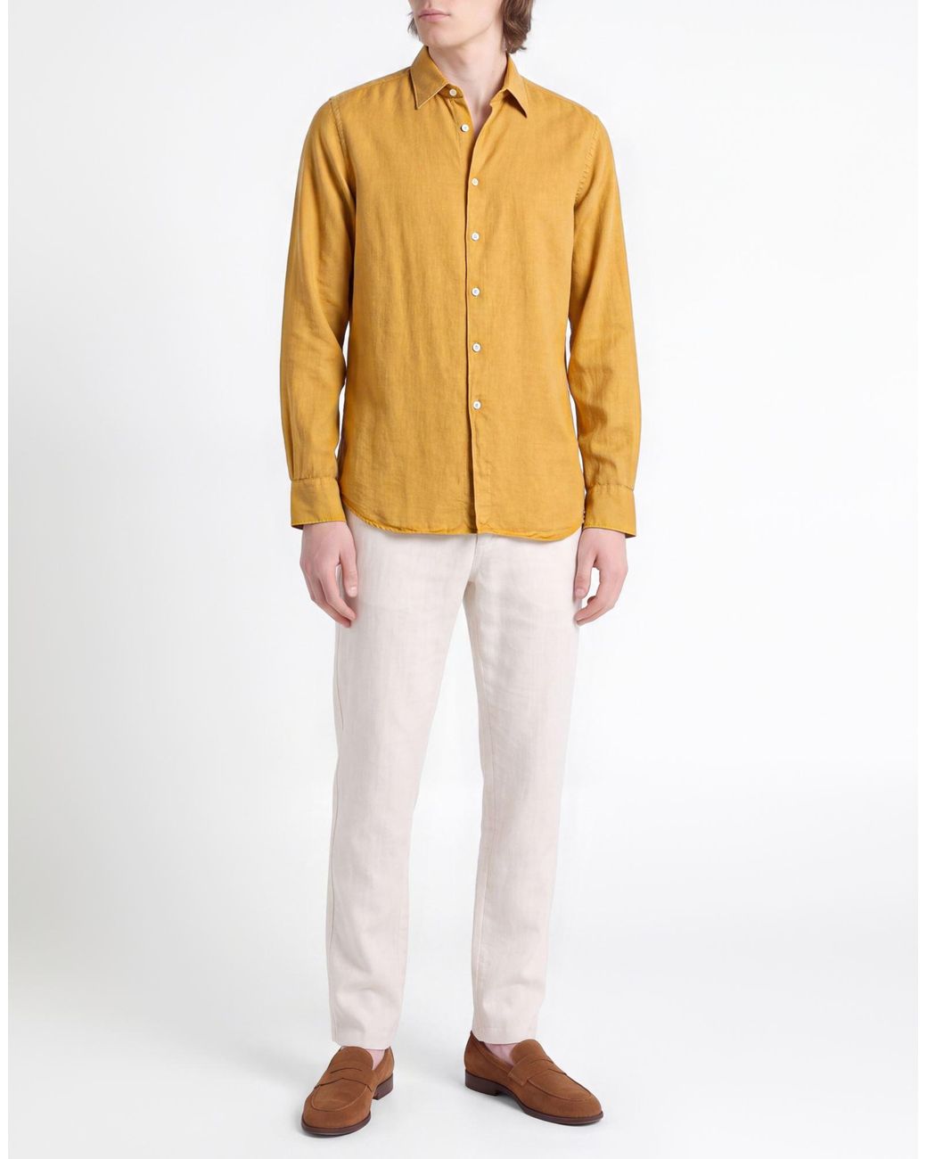 Camicia di Xacus in Yellow da Uomo