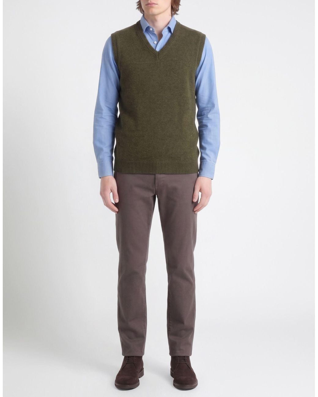 Roda Green Sweater Wool for men