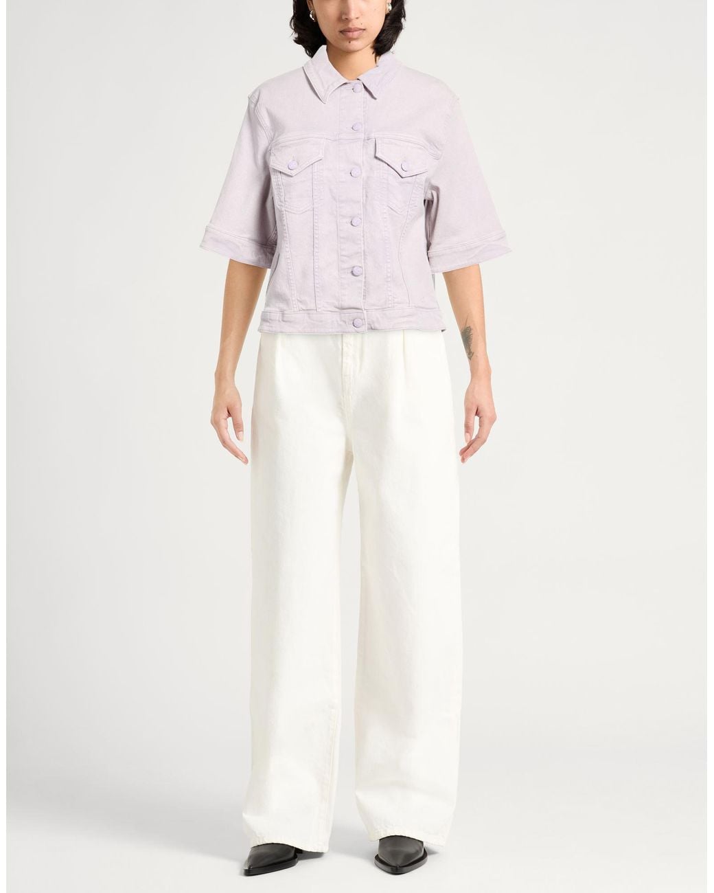 Jacob Cohen Pink Denim Outerwear