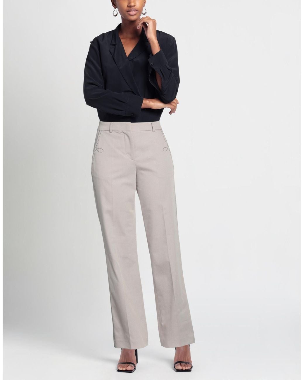 Cedric Charlier Gray Pants