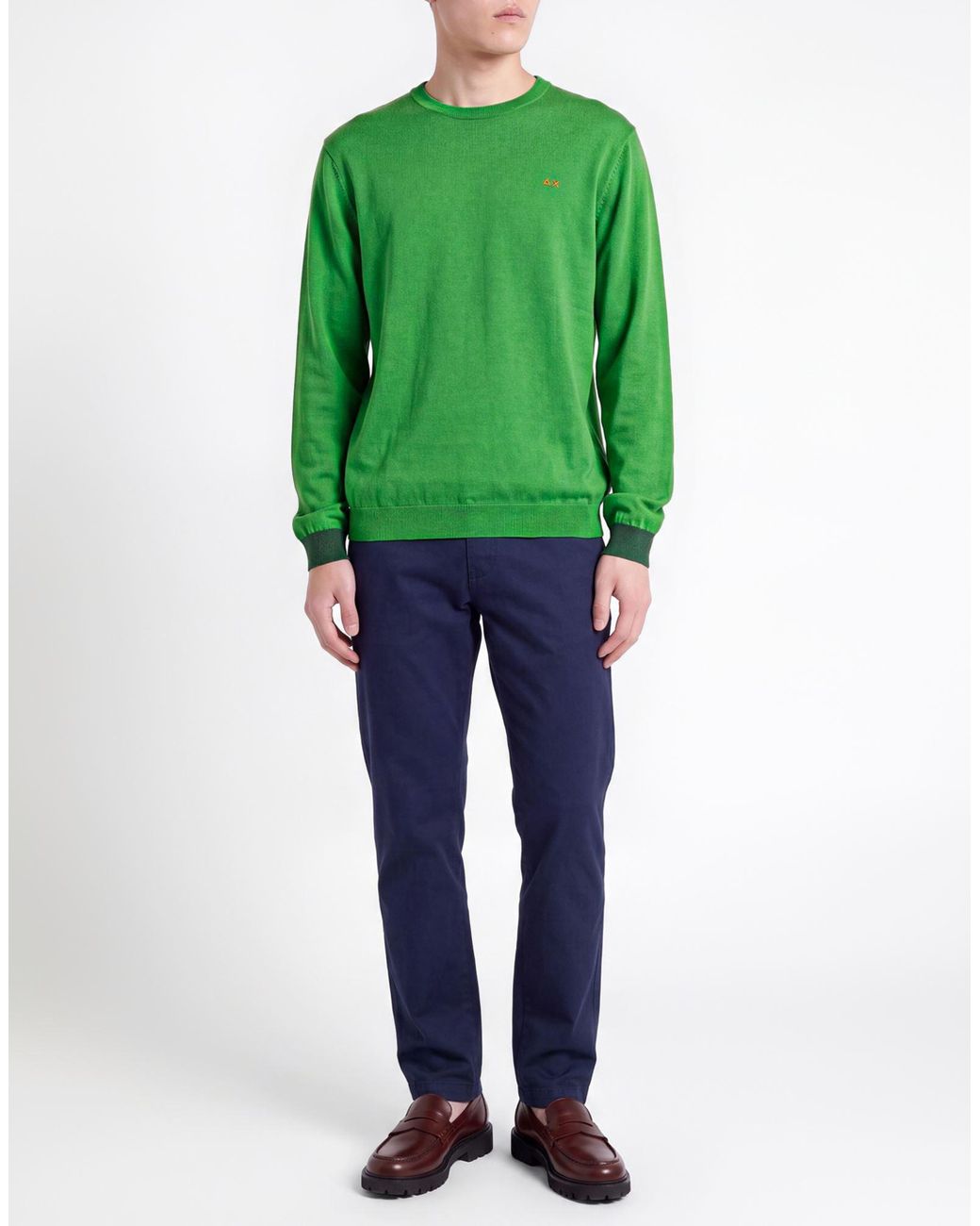 Sun 68 Green Jumper for men