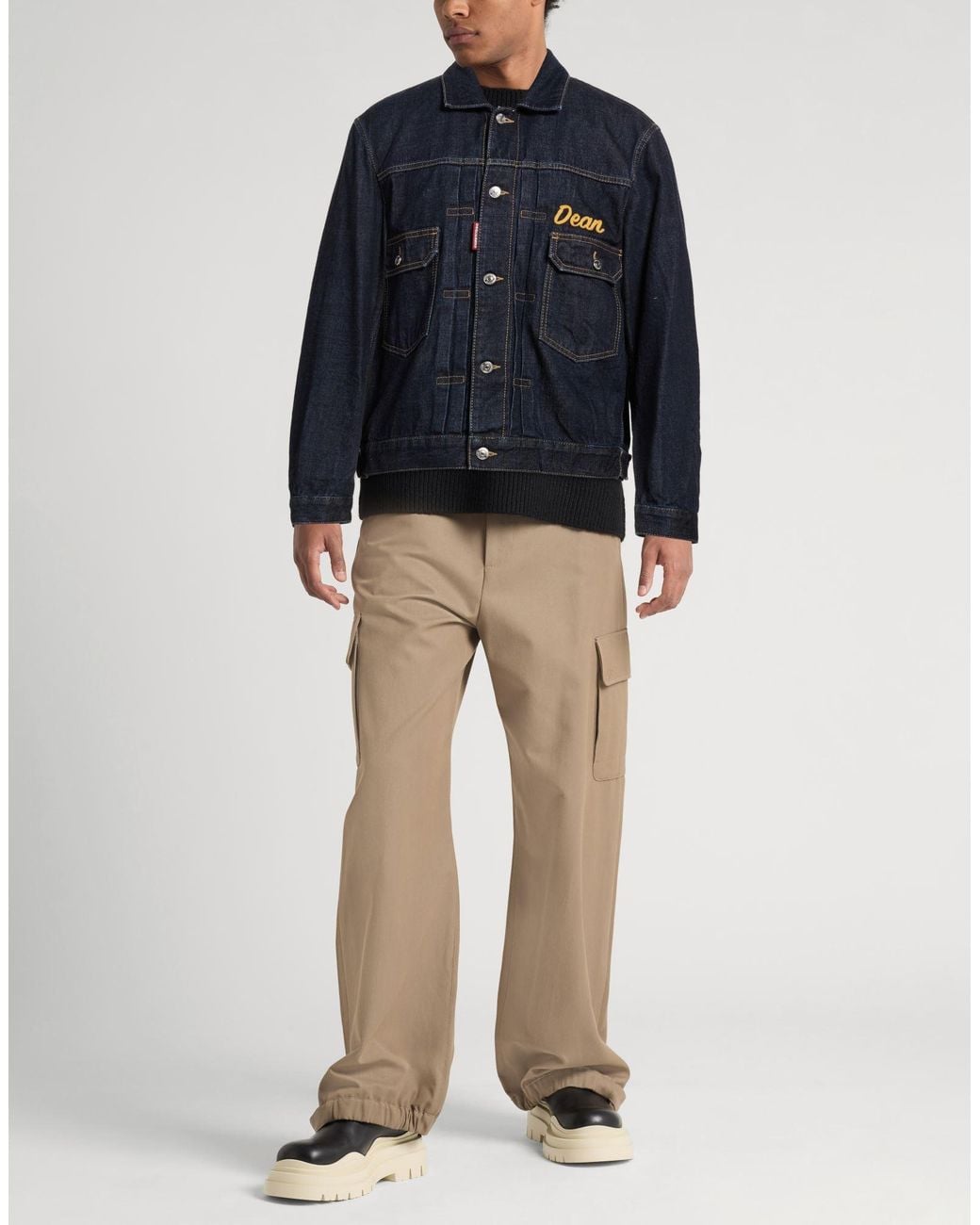 DSquared² Blue Denim Outerwear for men