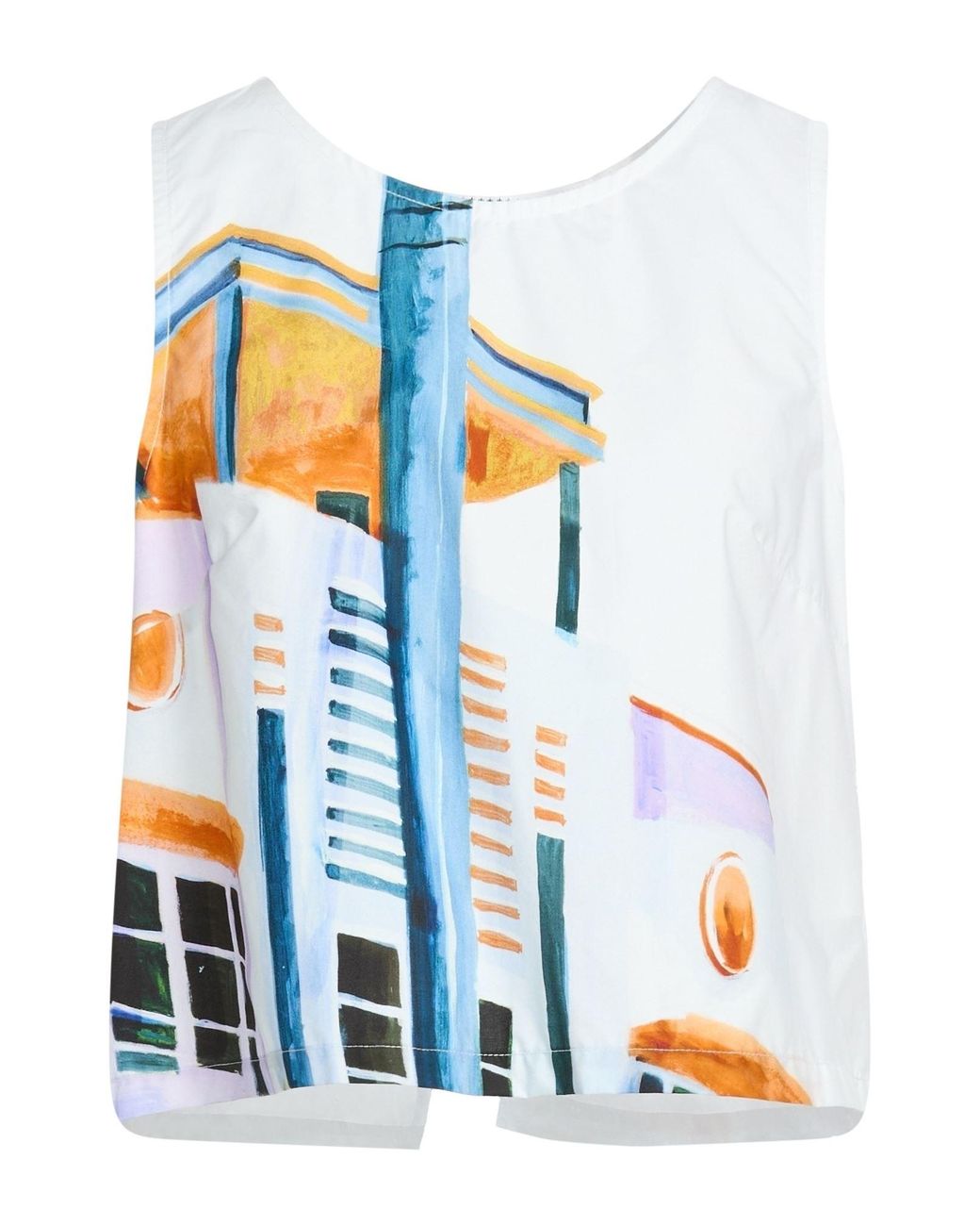 Top Shirtaporter de color Blue