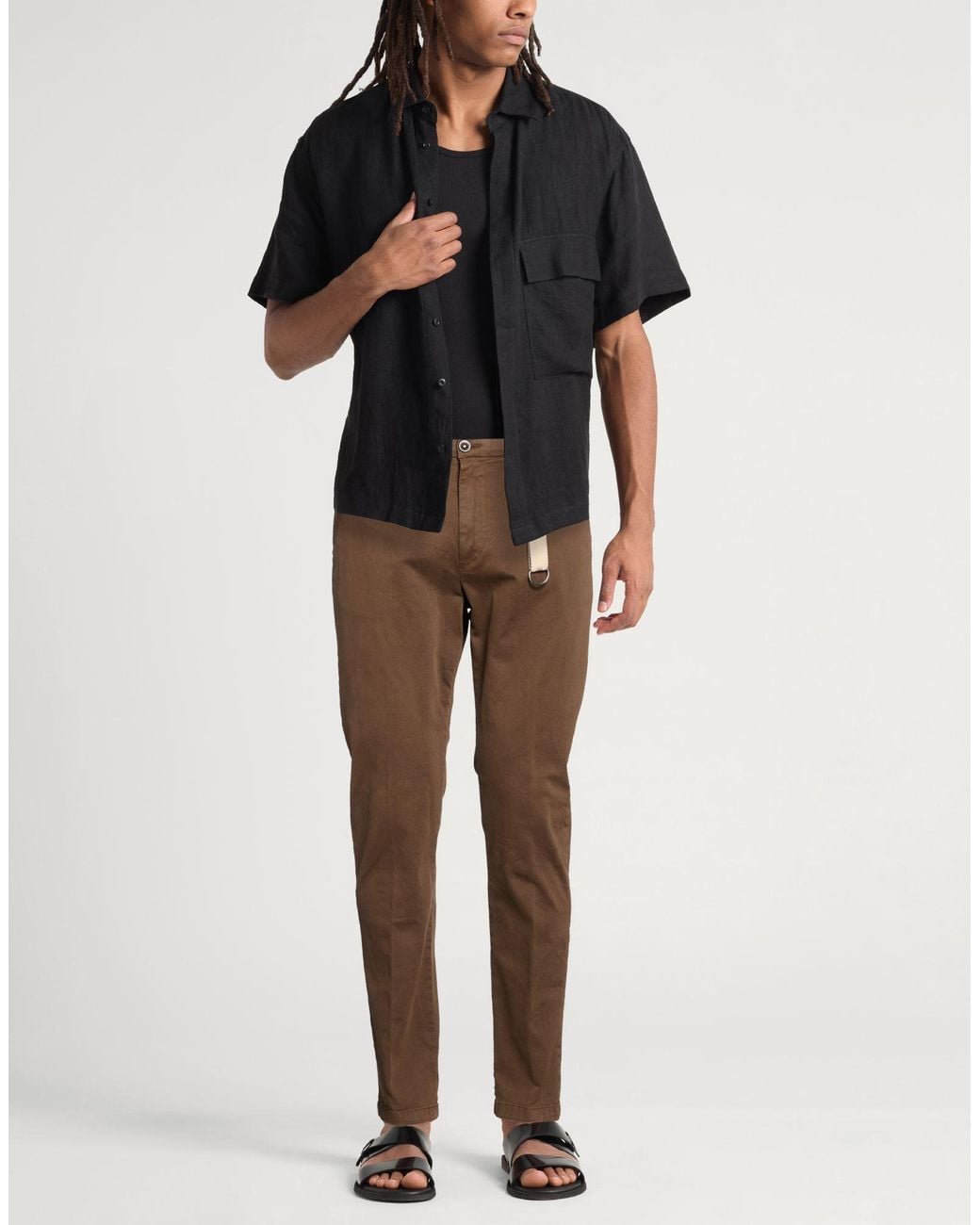 Manuel Ritz Brown Trouser for men