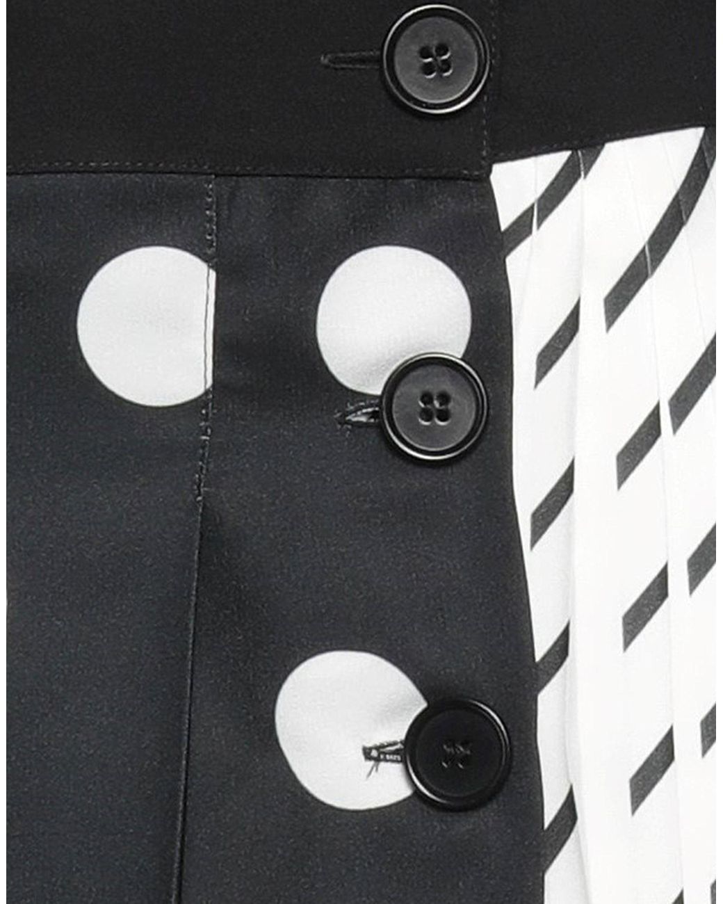 MSGM Black Mini Skirt