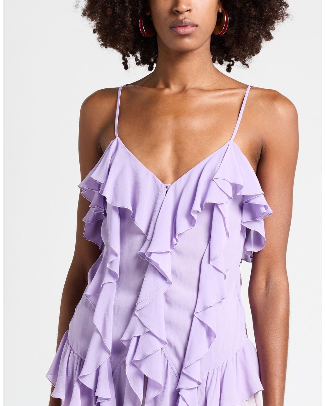 Dondup Purple Top Viscose