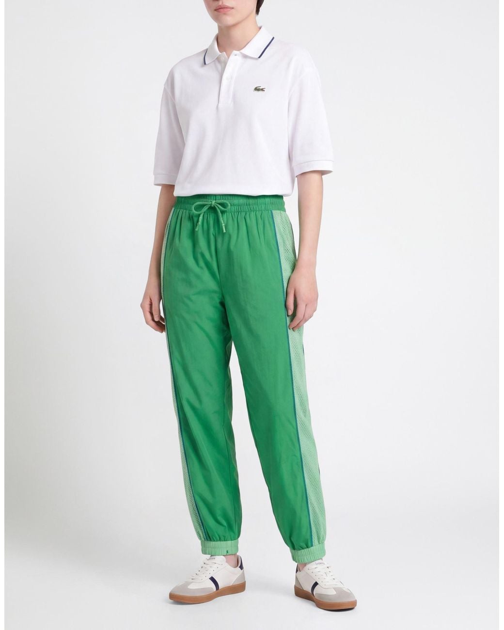 Lacoste Green Pants Polyamide