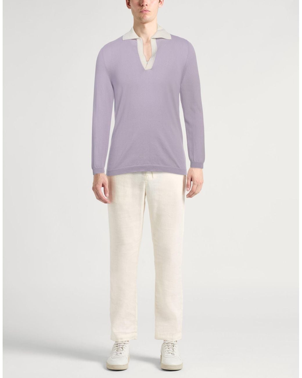 Pullover di Lardini in Purple da Uomo