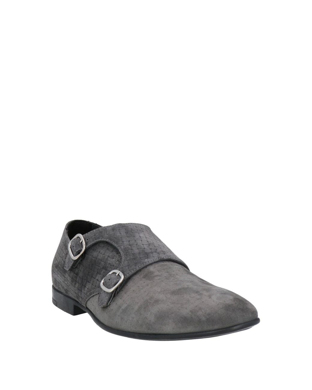 Doucal's Gray Lead Loafers Leather for men