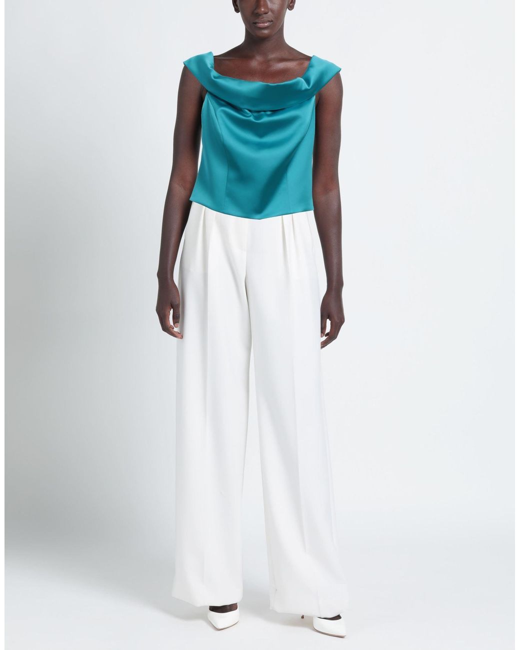 Camilla Blue Top Polyester, Elastane