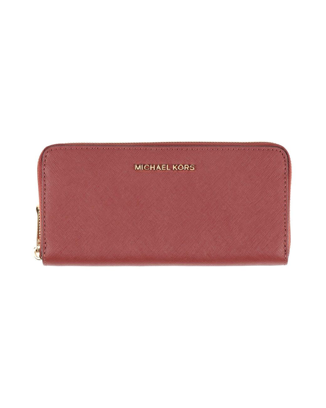 Michael kors discount maroon wallet