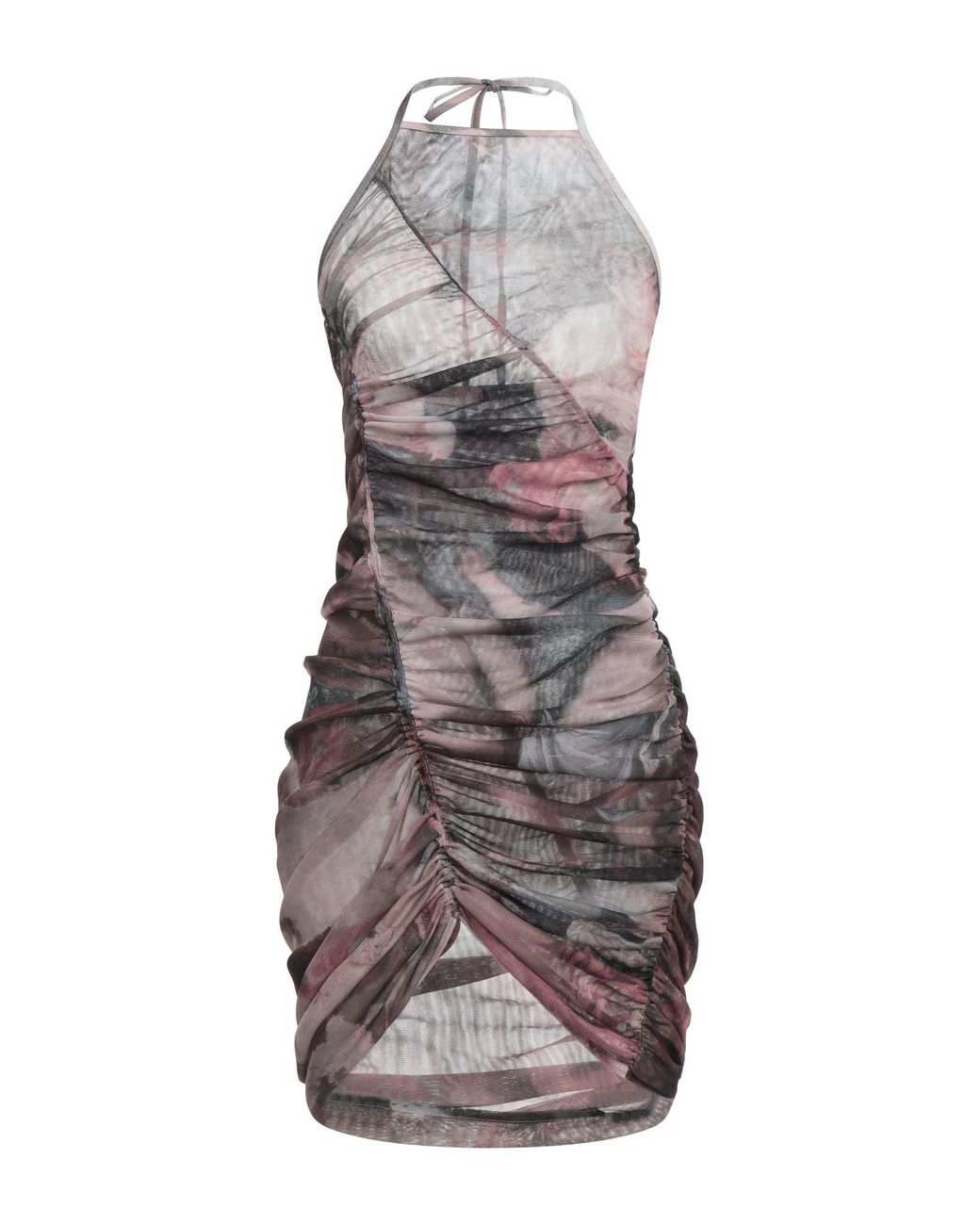 Balmain Gray Mini Dress