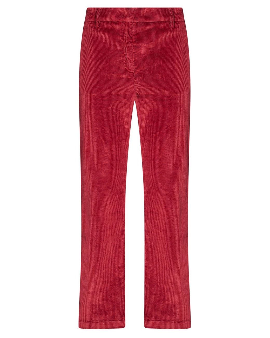 Department 5 Red Brick Pants Cotton, Modal, Polyester, Rubber