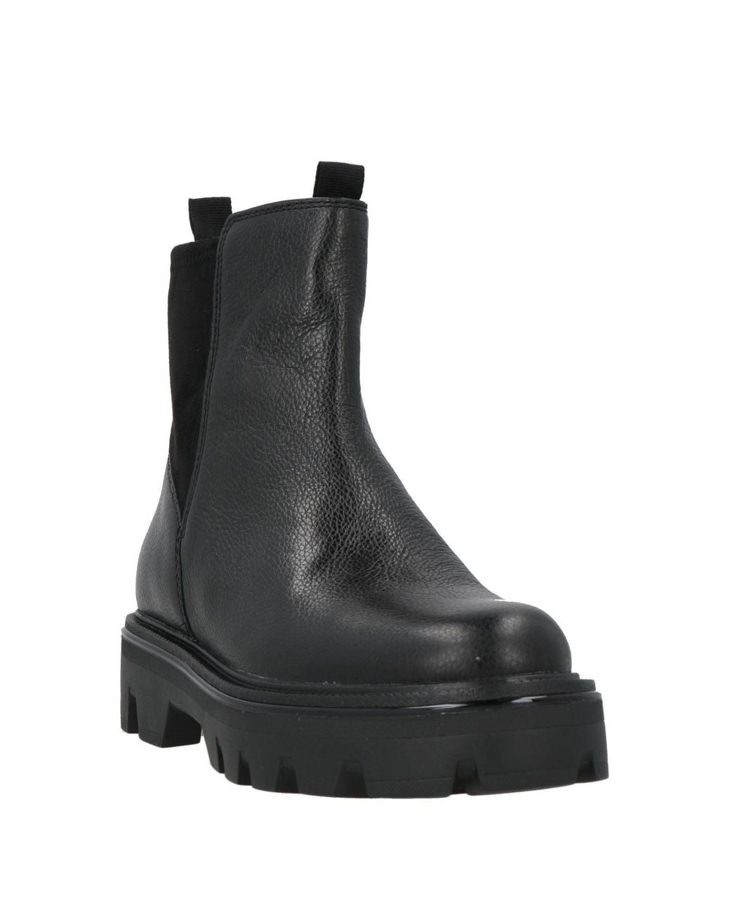 Rag & Bone Black Ankle Boots Leather, Textile Fibers
