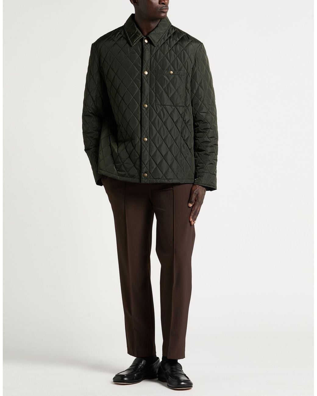 Burberry Green Puffer Polyamide for men