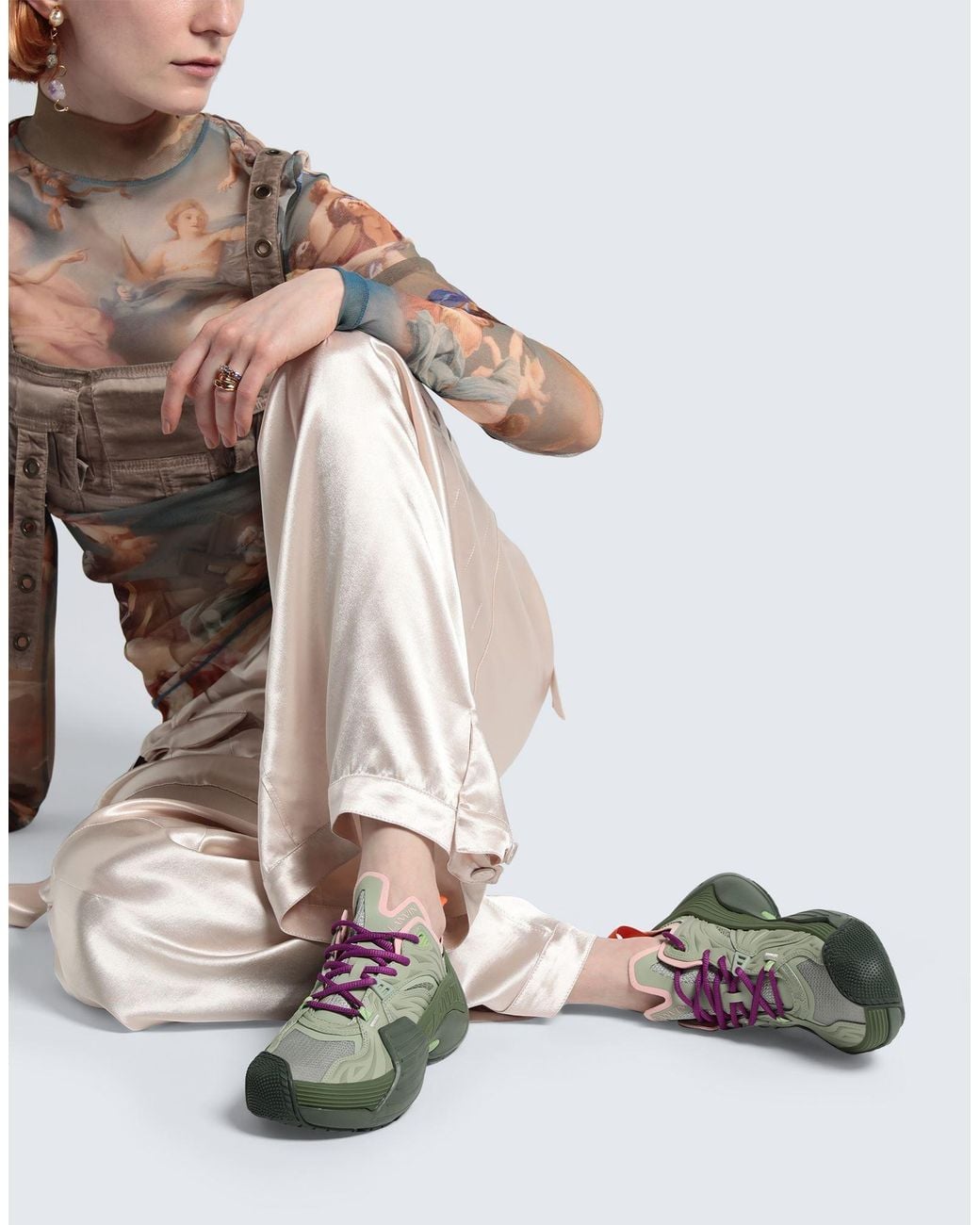 Sneakers Lanvin en coloris Green