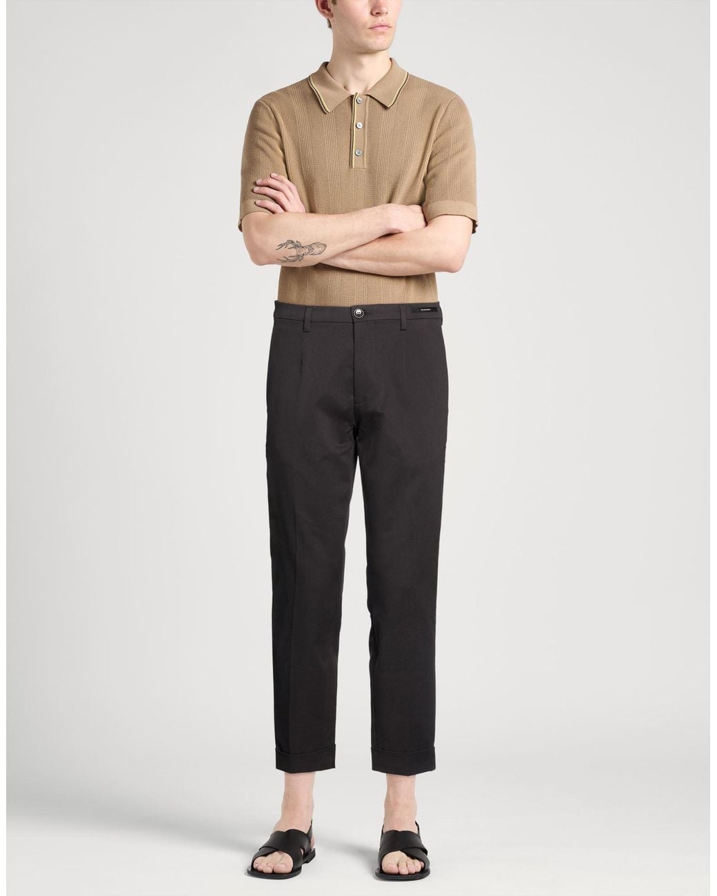 Michael Coal Gray Trouser for men