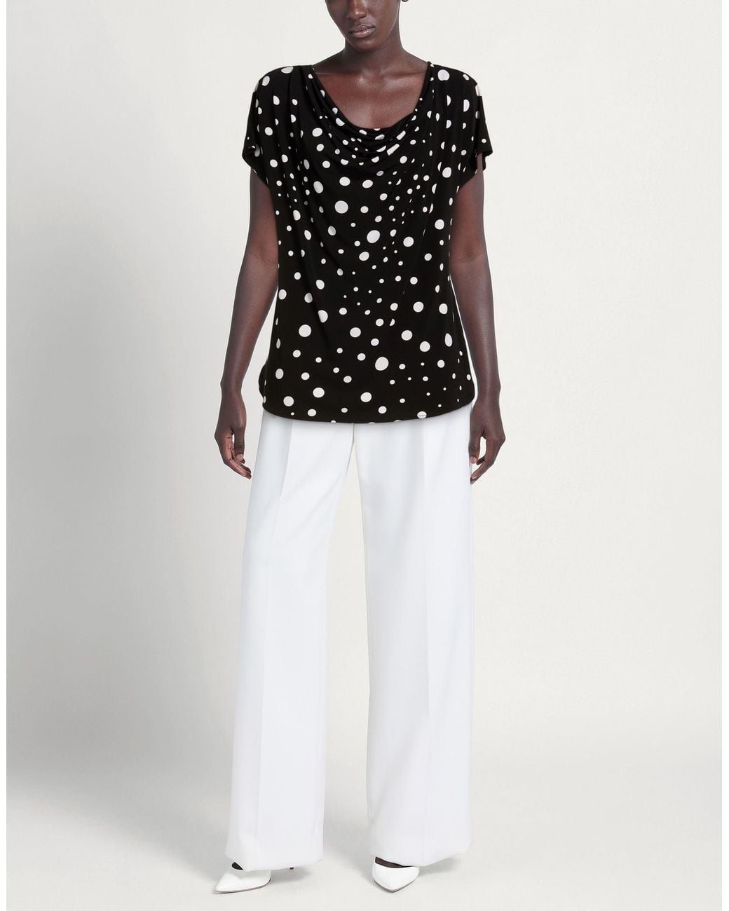 Joseph Ribkoff Black T-Shirt Polyester, Elastane