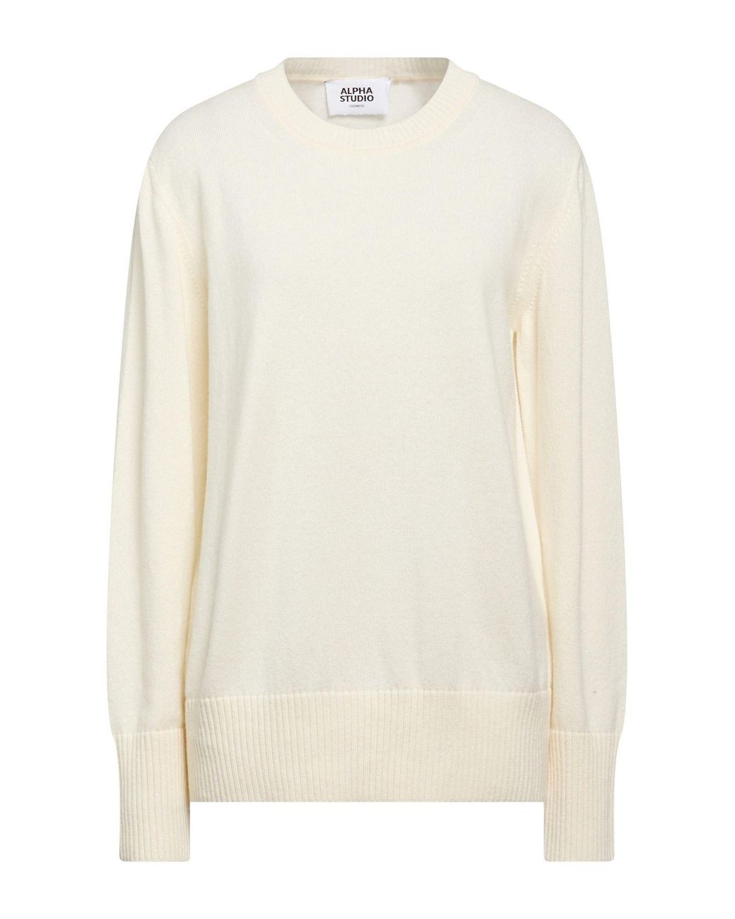 Pullover Alpha Studio de color White