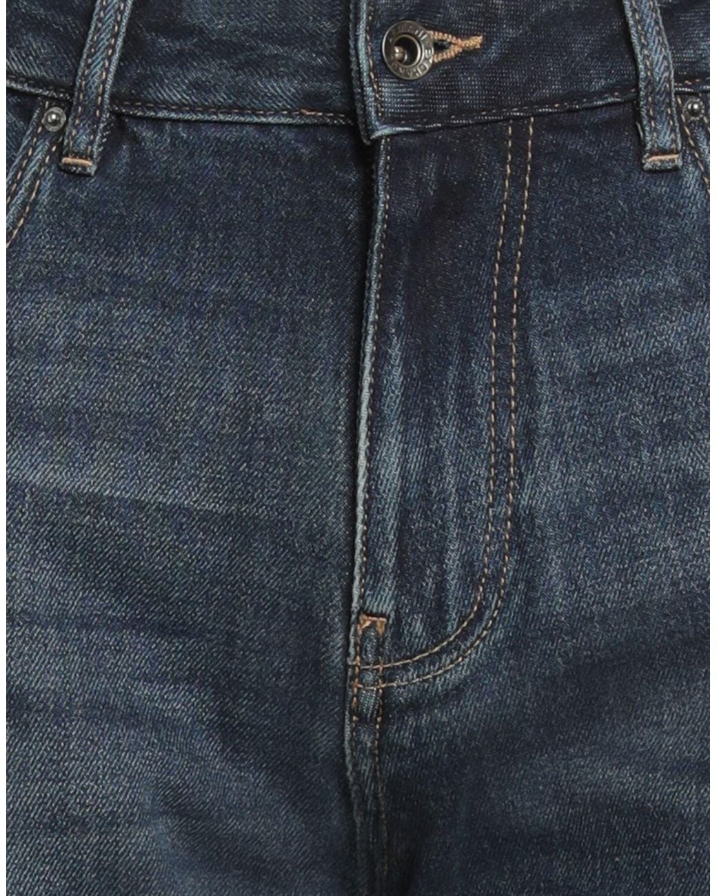 ARMANI EXCHANGE Blue Jeans Cotton, Polyester, Elastane for men