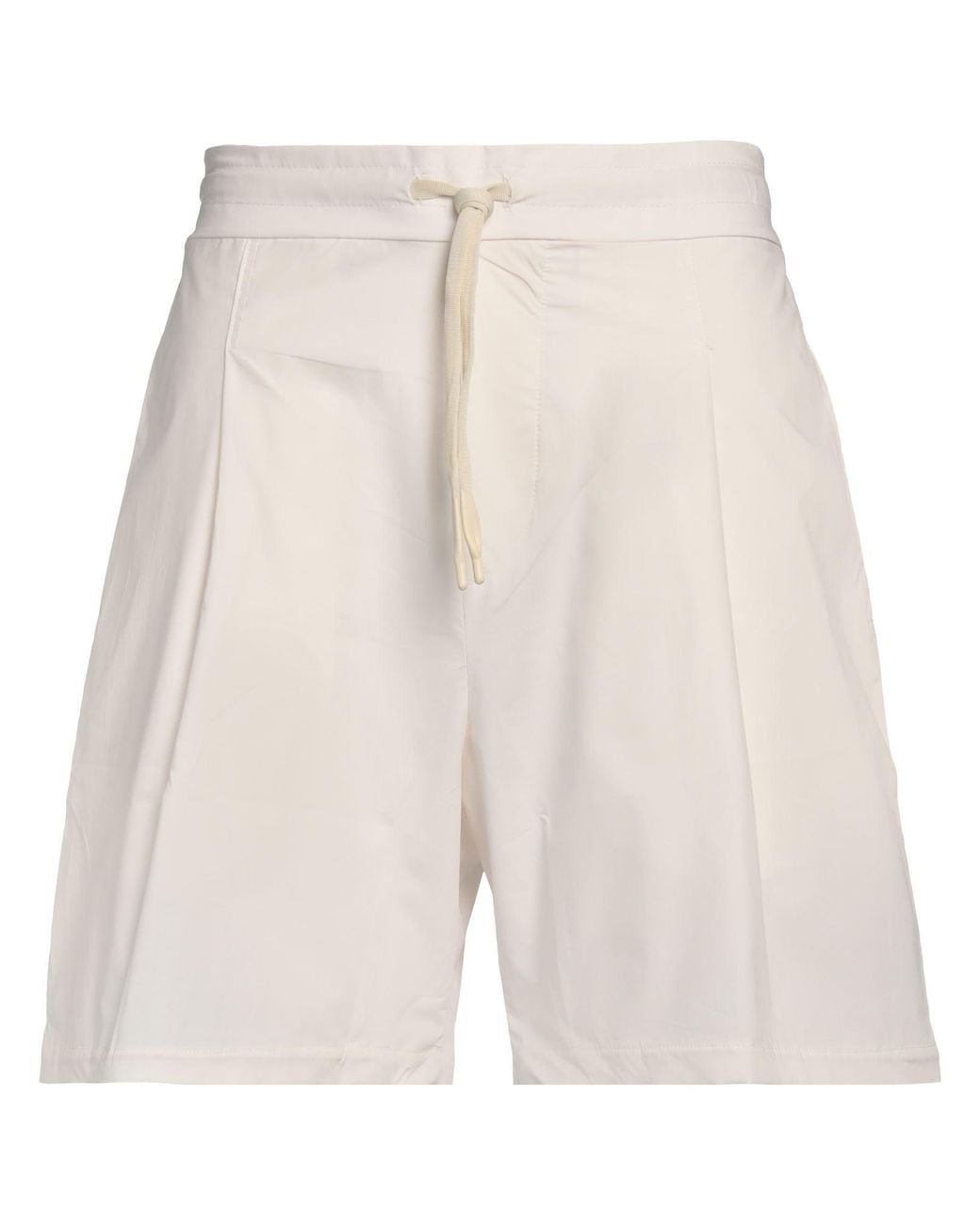 A PAPER KID White Shorts & Bermuda Shorts Cotton for men