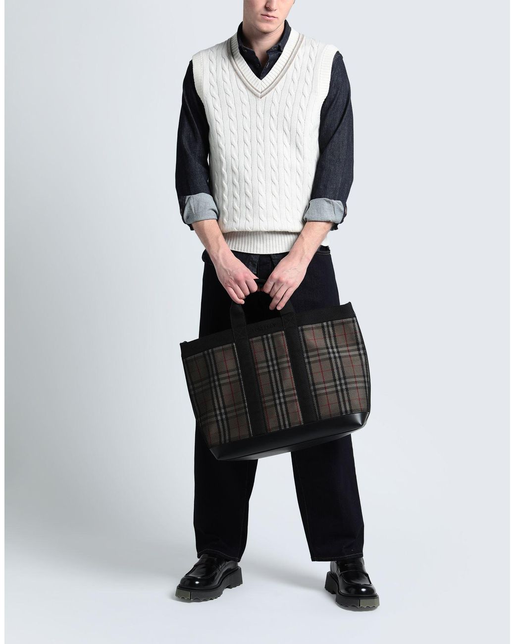 Burberry Black Handbag for men