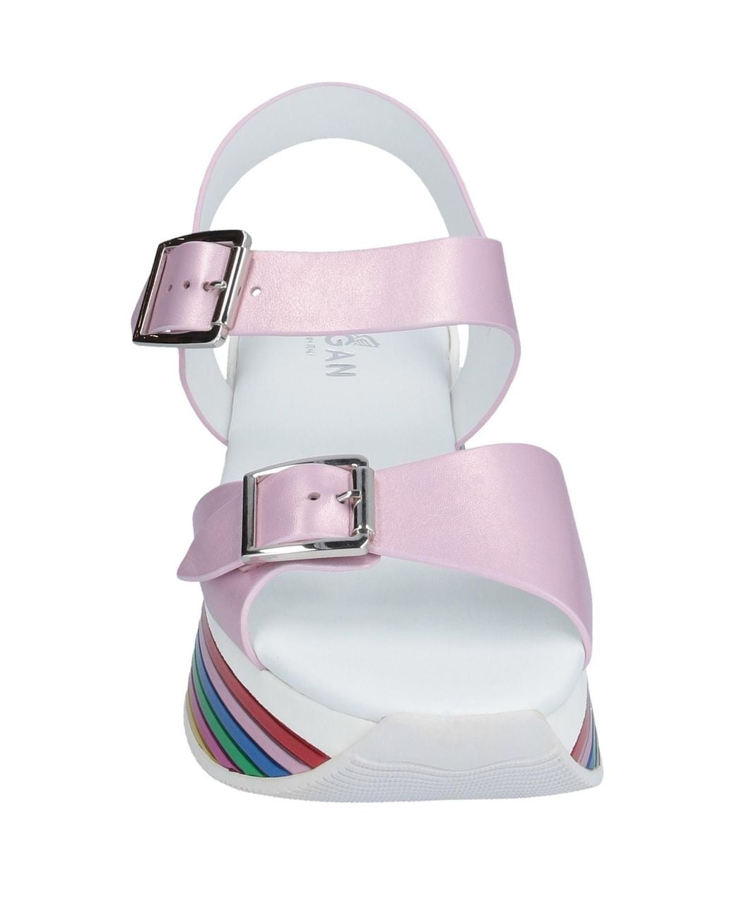 Hogan White Sandals
