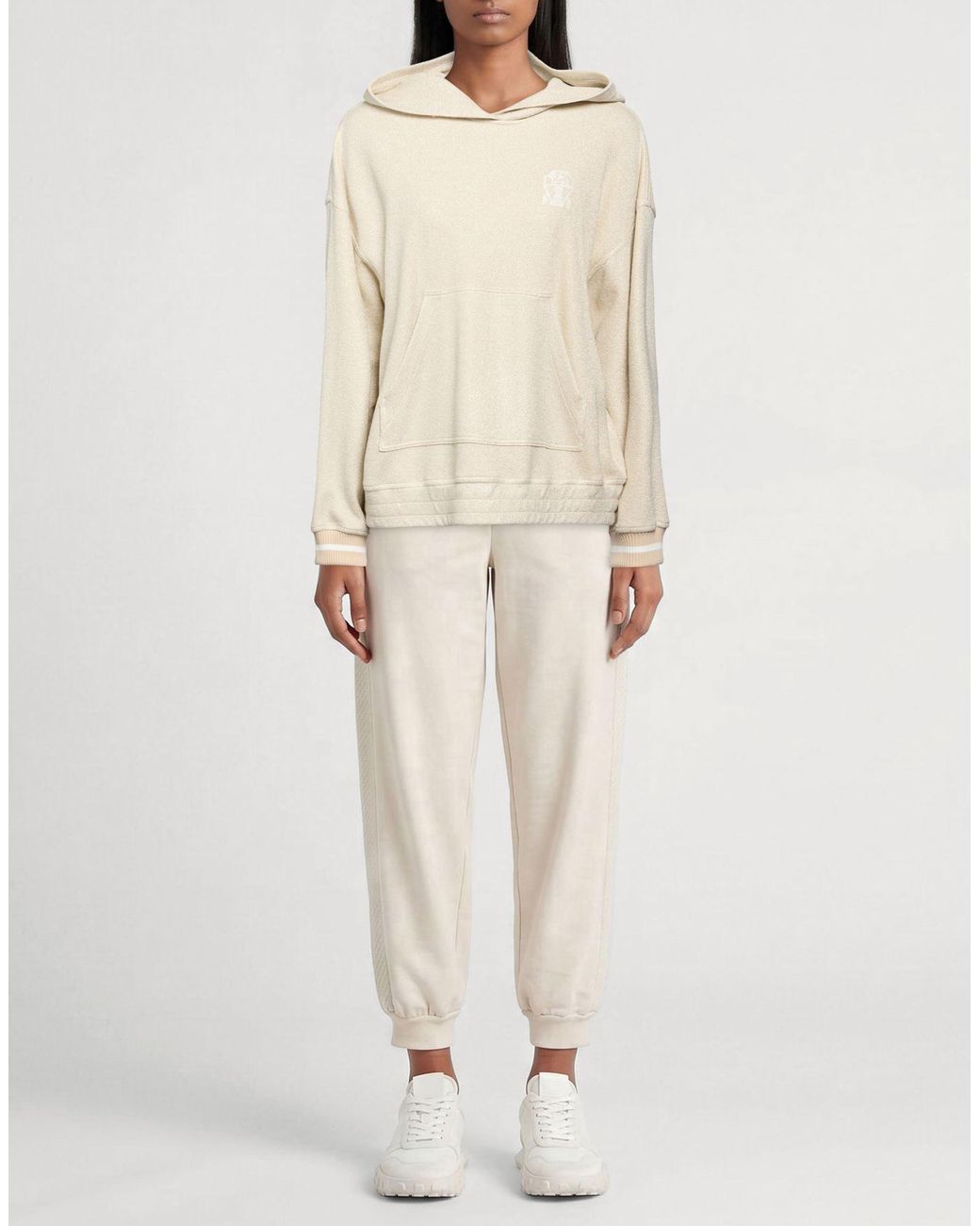 Brunello Cucinelli Natural Sweatshirt Cotton, Viscose, Polyester