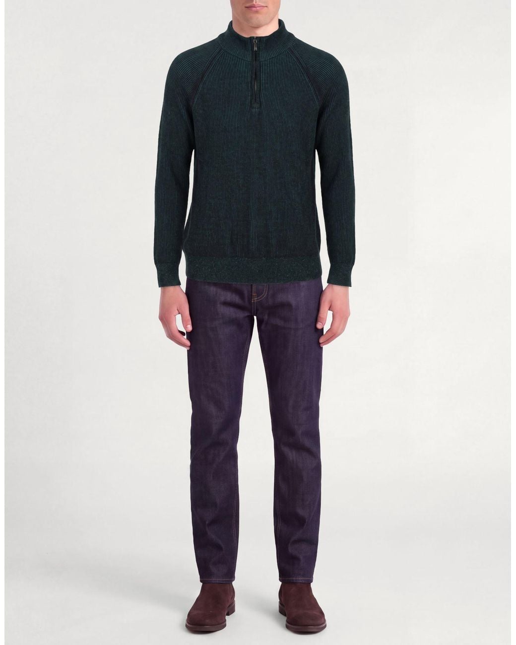 Moorer Blue Jumper for men