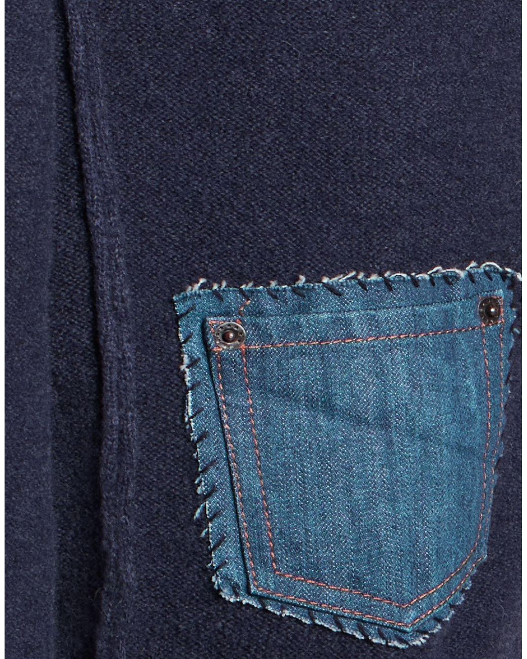 Bob Blue Sweater Wool, Polyamide for men