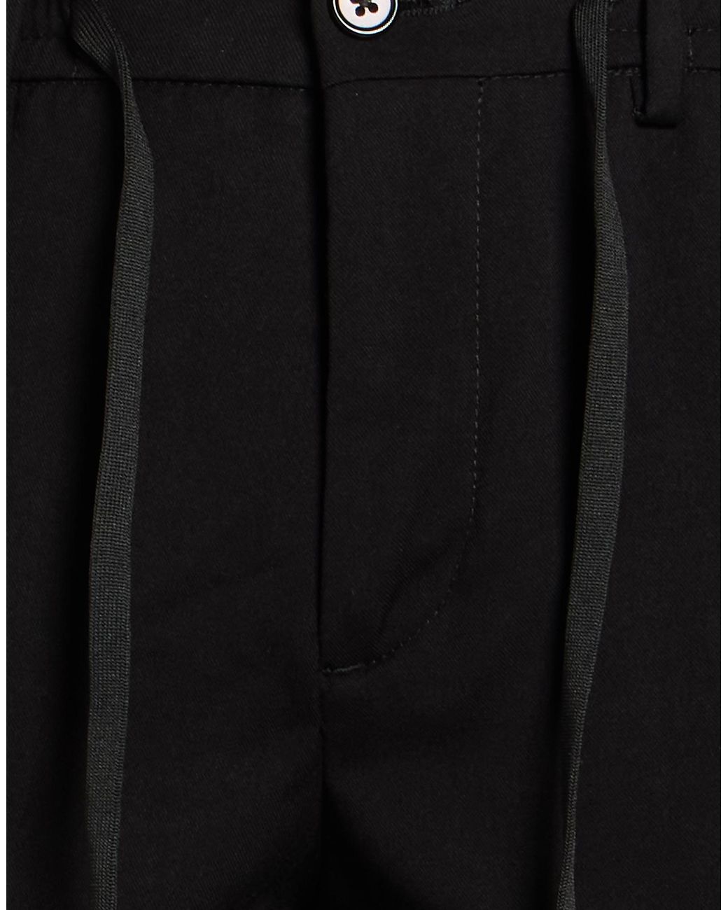Siviglia Black Pants Polyester, Viscose, Elastane for men
