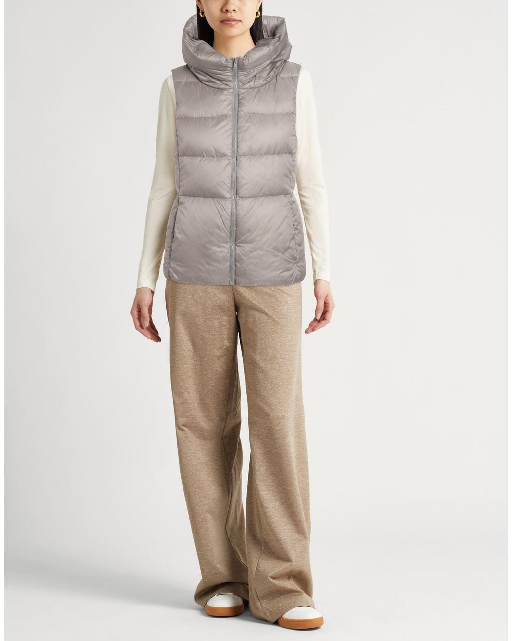 Herno Gray Vest Polyamide