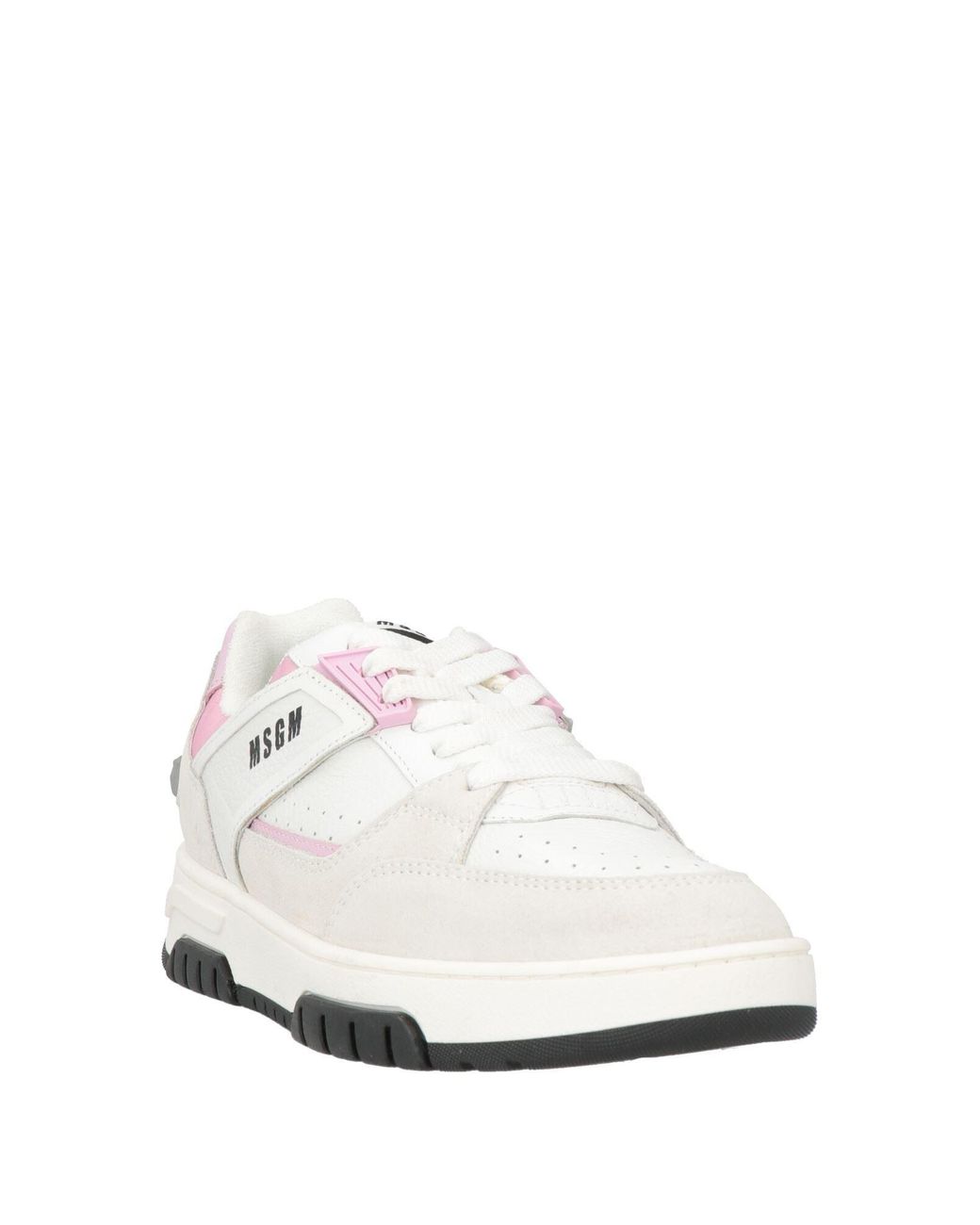 Msgm Vortex MSGM Sneakers Leather, Textile Fibers in White | Lyst
