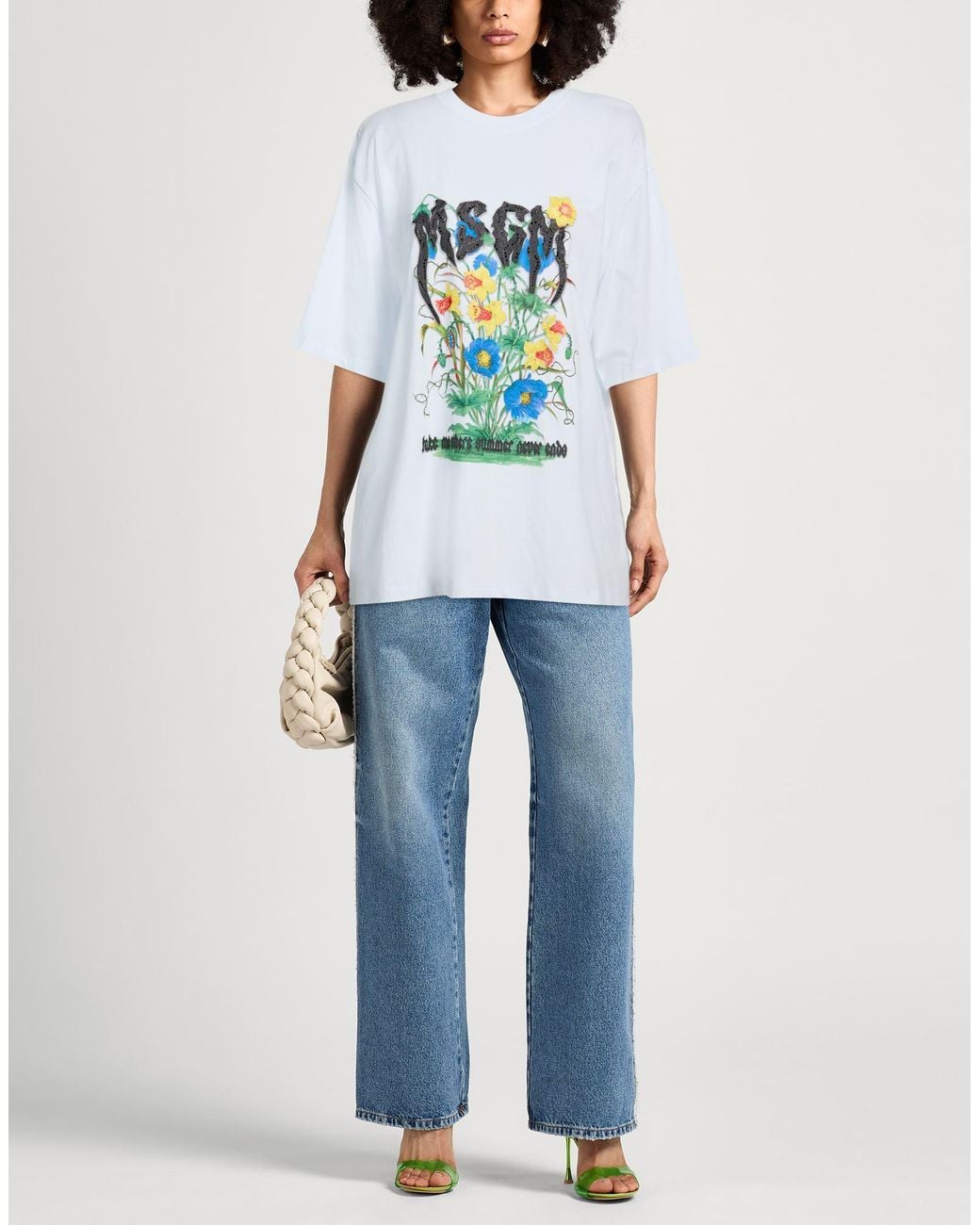 MSGM White T-Shirt