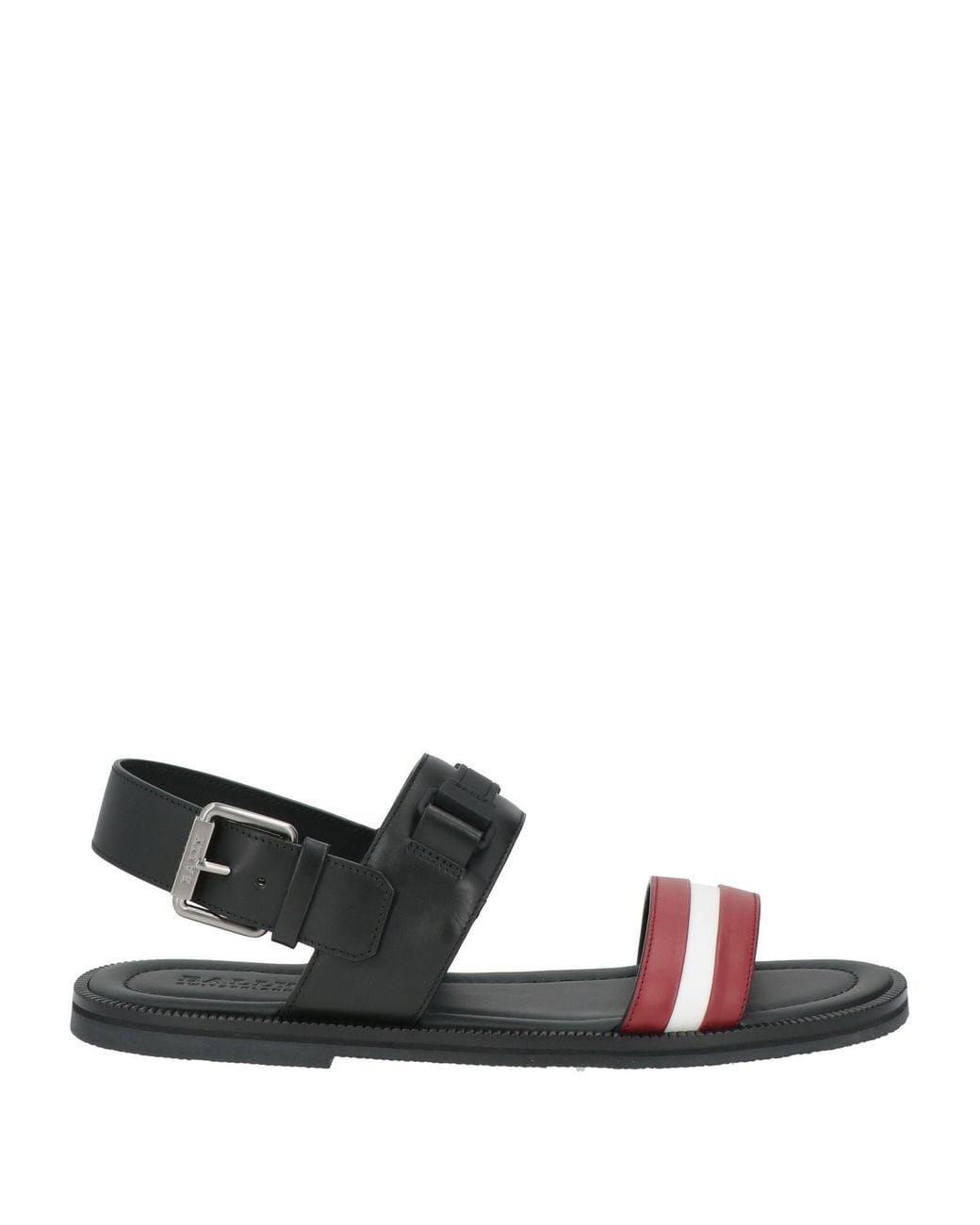 Bally White Burgundy Sandals Leather for men