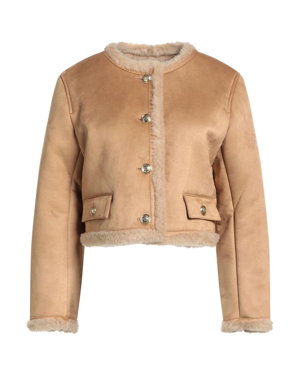 Shearling & Teddy di Sandro in Natural