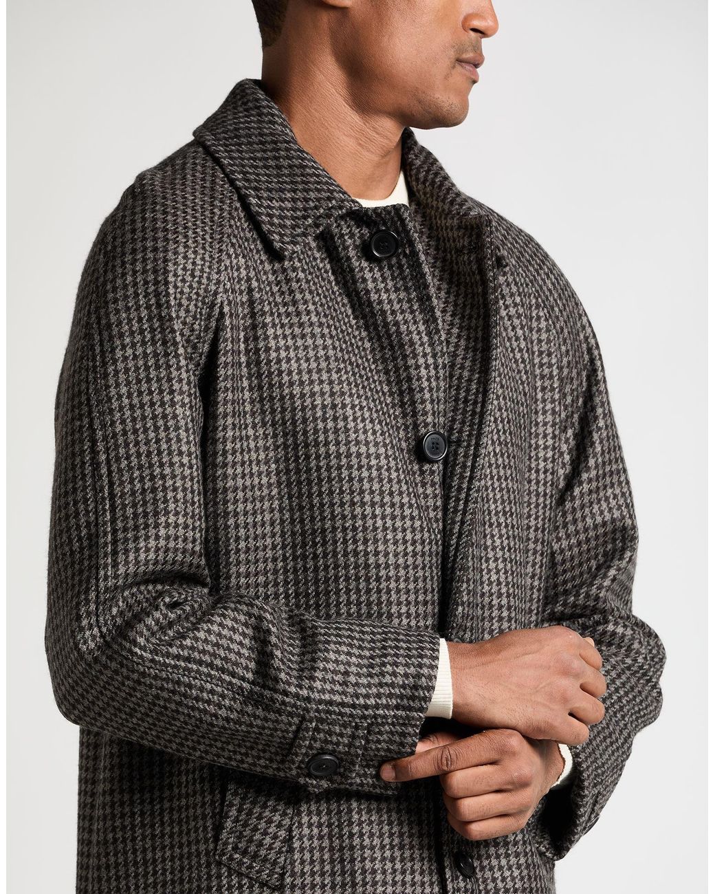 Paltò Gray Coat for men