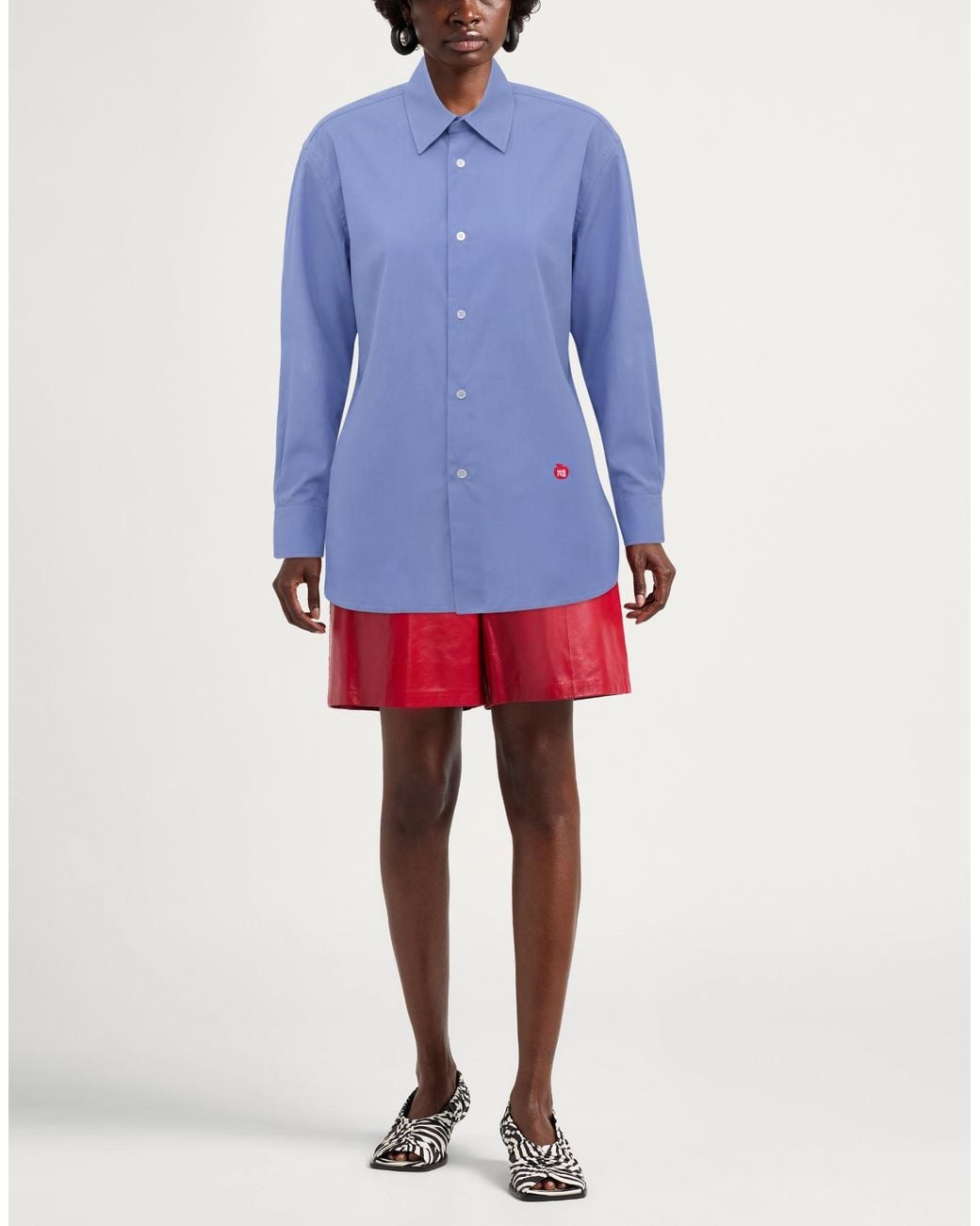 T By Alexander Wang Blue Shirt