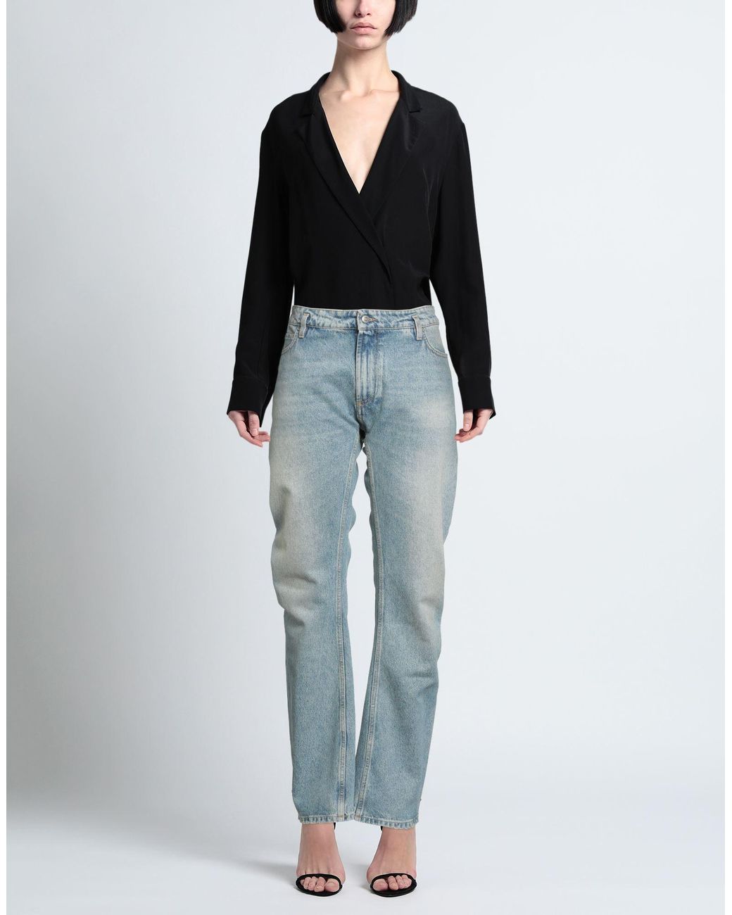 THE BIG WHITE BLUE Blue Jeans Cotton, Polyester