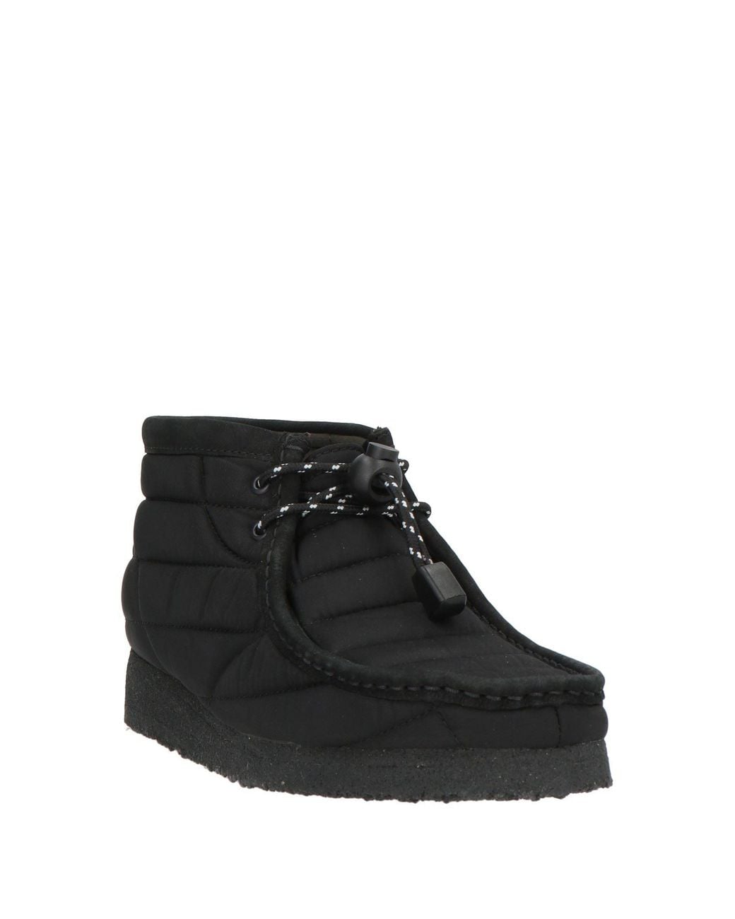 Clarks Black Ankle Boots Textile Fibers for men