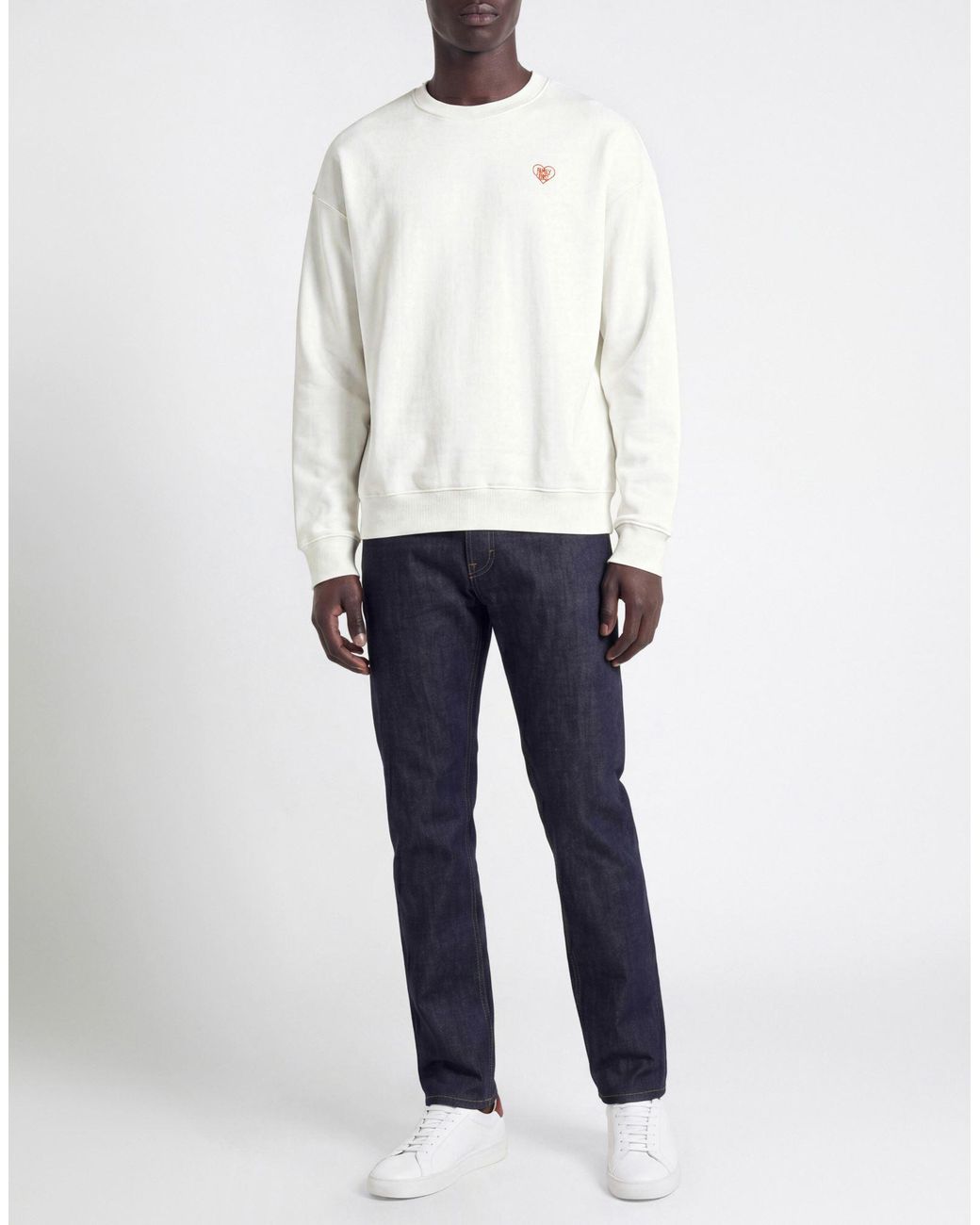 FAMILY FIRST White Sweatshirt for men