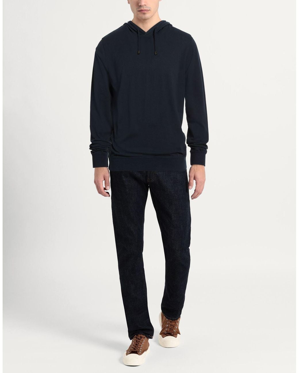FILIPPO DE LAURENTIIS Blue Sweatshirt for men