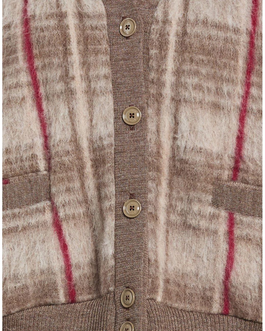 Aspesi Brown Cardigan Wool