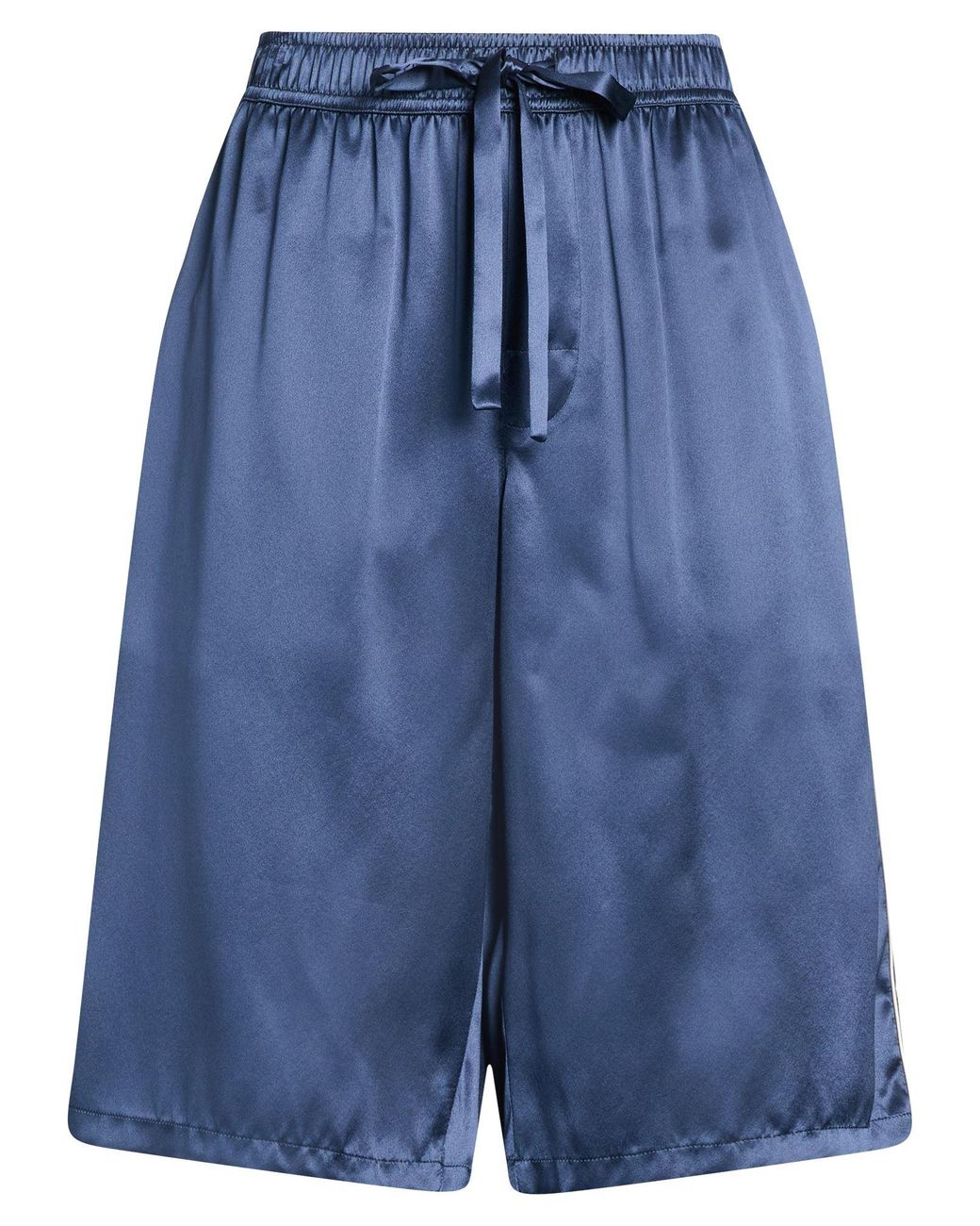 Dolce & Gabbana Blue Shorts & Bermuda Shorts Silk, Polyester