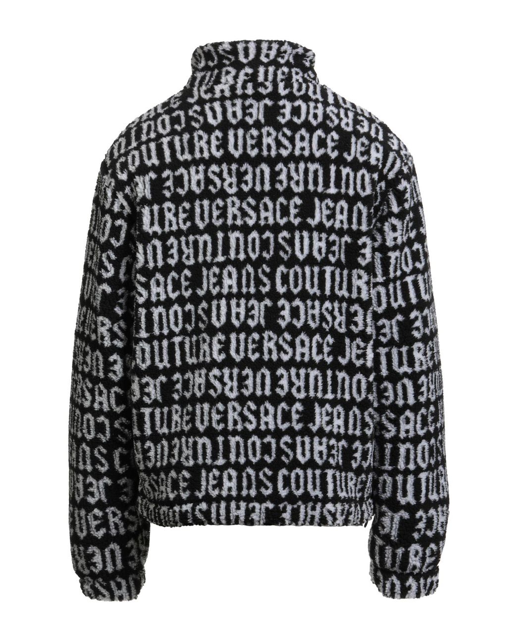Versace Jeans Couture Black Jacket Polyester, Acrylic for men