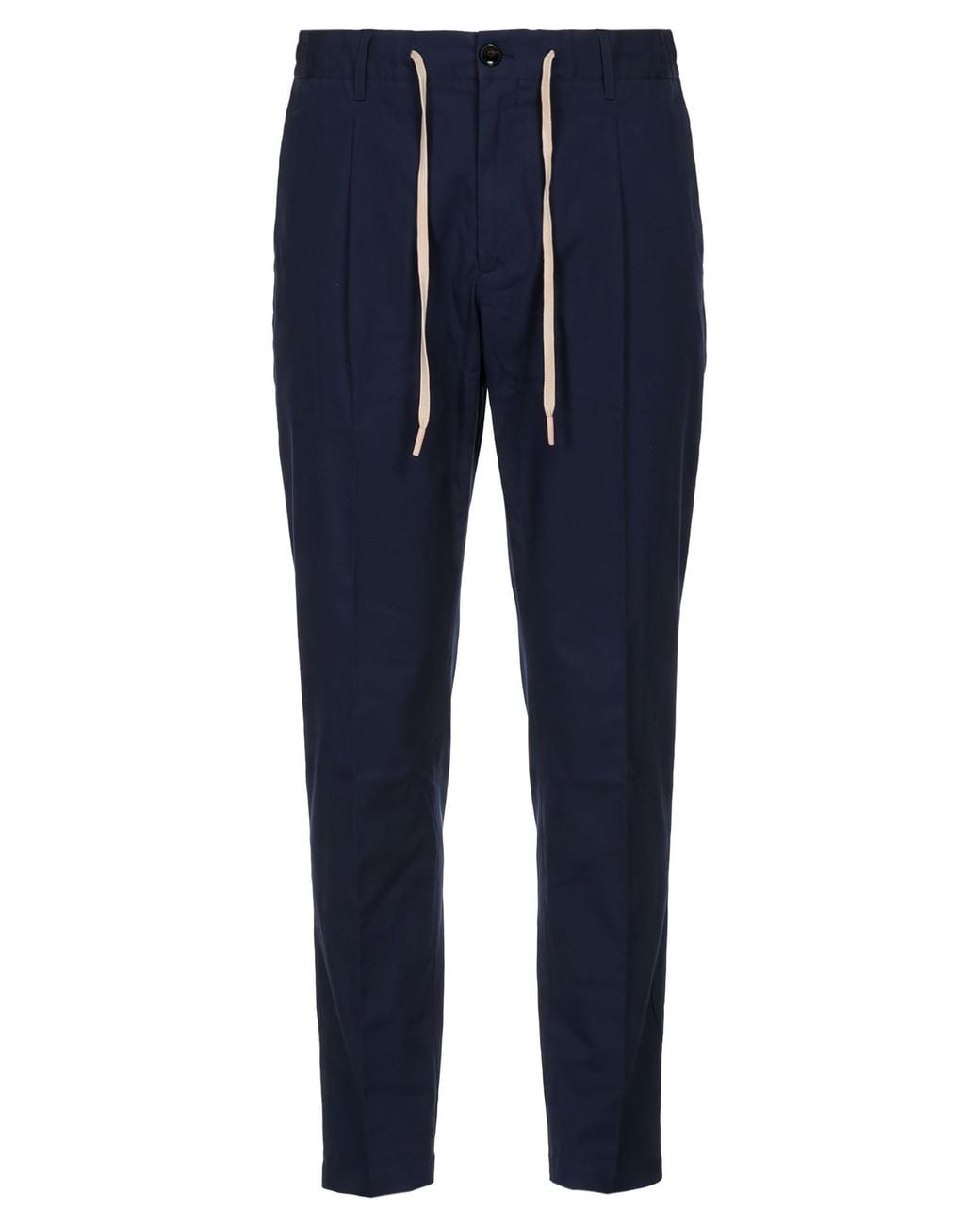 Daniele Alessandrini Blue Pants Cotton, Elastane for men