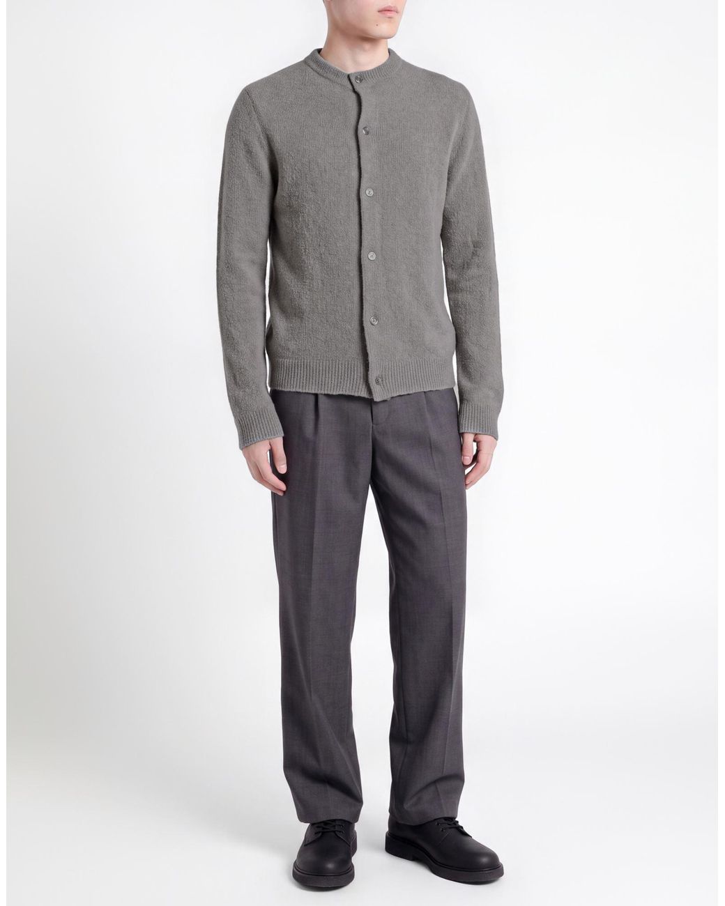 Diana Studio Gray Cardigan Wool, Polyamide for men