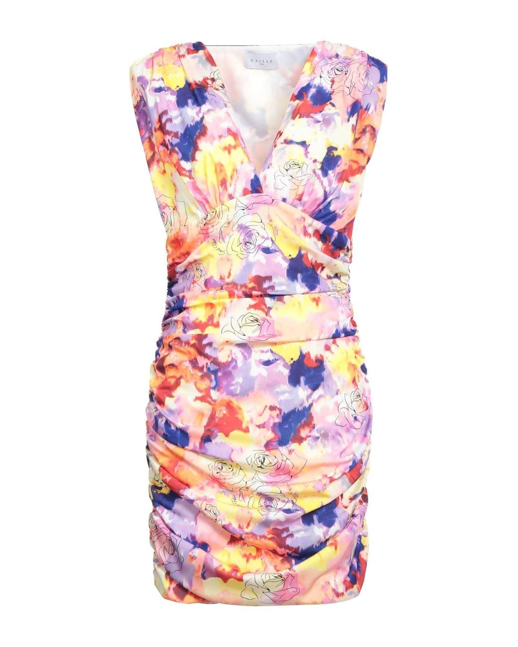 Gaelle Paris White Midi Dress