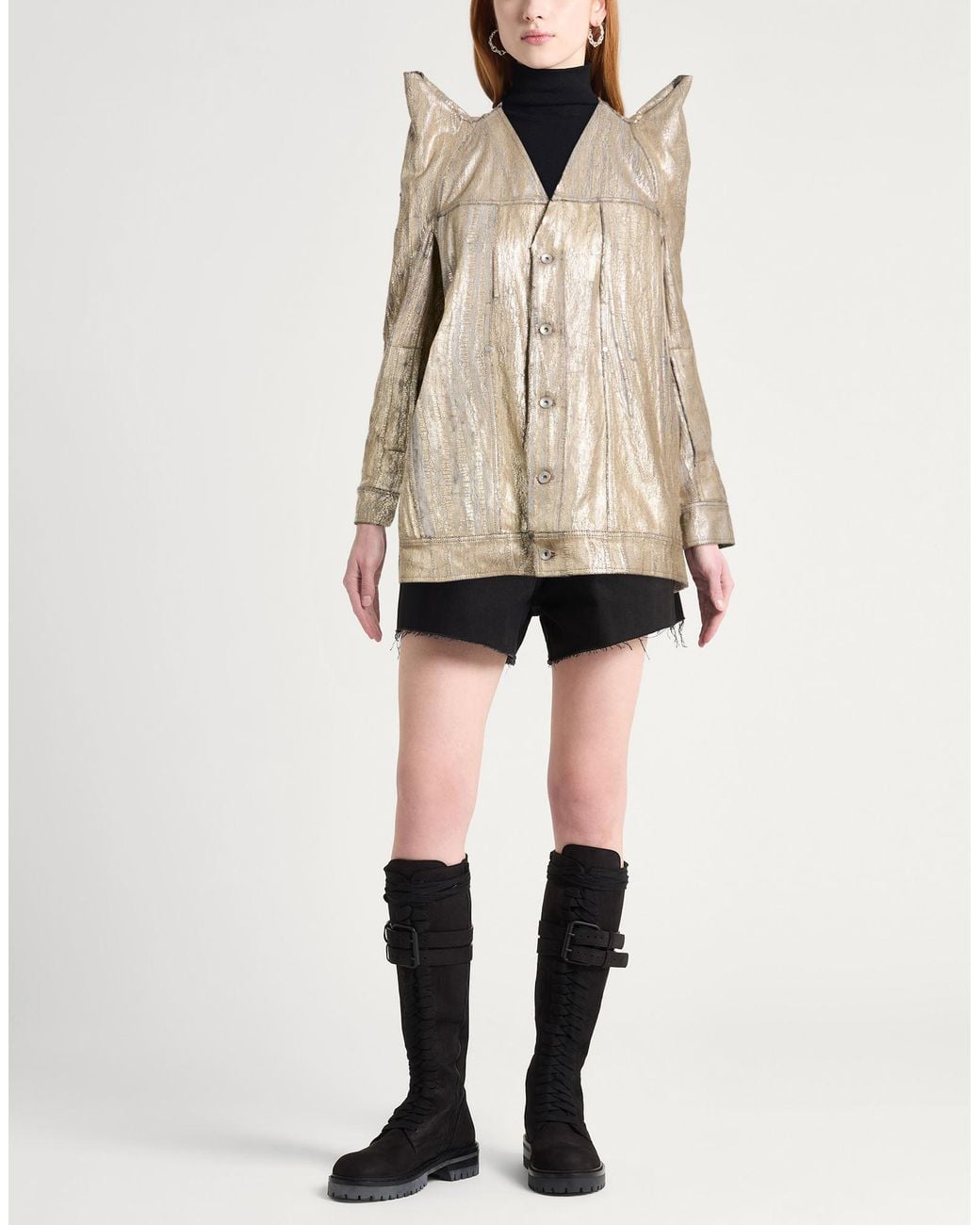 Rick Owens Natural Denim Outerwear
